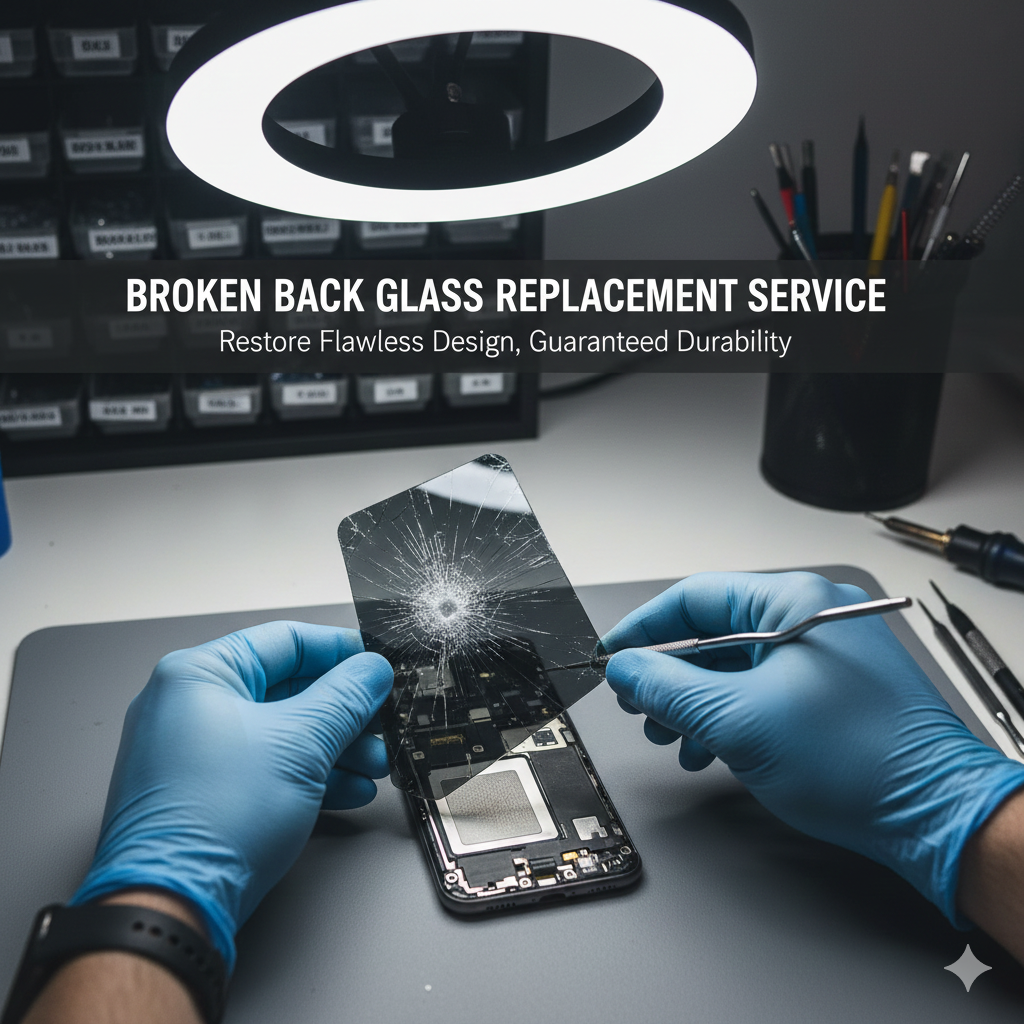 Broken Back glass replacement